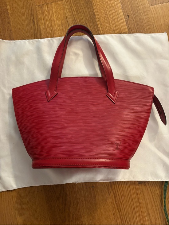 Louis Vuitton Handbags - Louis Vuitton Vintage Red Epi Leather St Jacques PM